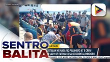 PCG, tiniyak ang kaligtasan ng nasa 162 pasahero at 8 crew ng sumadsad na MV Our Lady of Fatima 03 sa Occidental Mindoro
