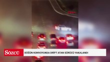 Düğün konvoyunda drift atan sürücü yakalandı