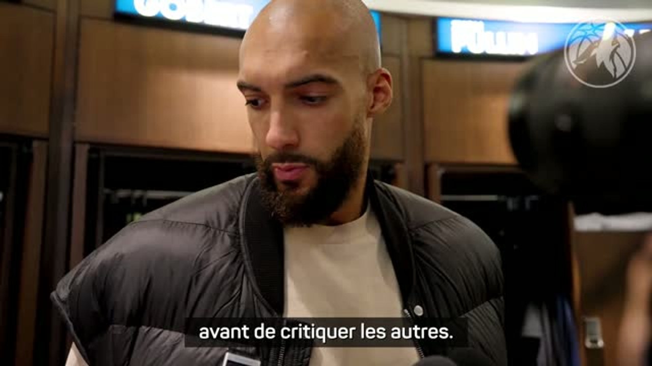Timberwolves - Gobert : "Je dois d’abord me remettre en question avant de critiquer les autres"