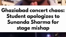 Punjabi singer Sunanda Sharma’s live show in Ghaziabad faced an unexpected disruption when a student rushed onto the stage. The individual later expressed regret, raising questions about security at concerts