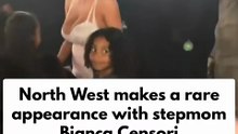 Kim Kardashian’s daughter North West makes a rare appearance with stepmom Bianca Censori at Kanye West’s music concert