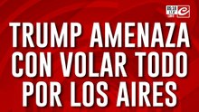 Tensión en Medio Oriente: Trump volvió a amenazar con