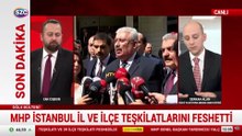 MHP İstanbul ve 39 ilçe teşkilatını feshetti!