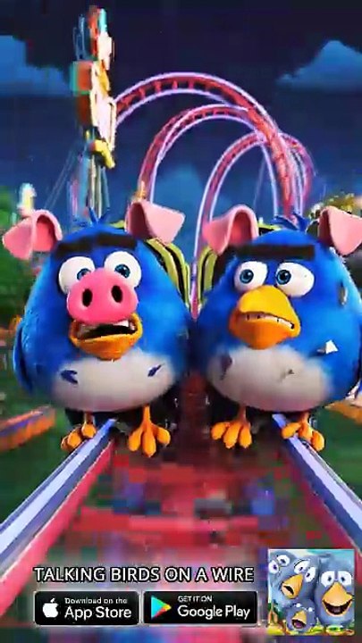 The most absurd rollercoaster ride! 💥😂 Talking Birds On A Wire Game