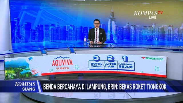 Heboh Benda Bercahaya di Langit Lampung, BRIN: Bekas Roket Tiongkok