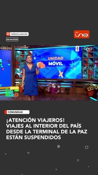 Se suspenden las salidas de buses desde La Paz hacia el interior del país