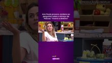 Ana Paula provoca Jordana ao perguntar sobre o almoço de Páscoa: “Você é a diretora” #shorts