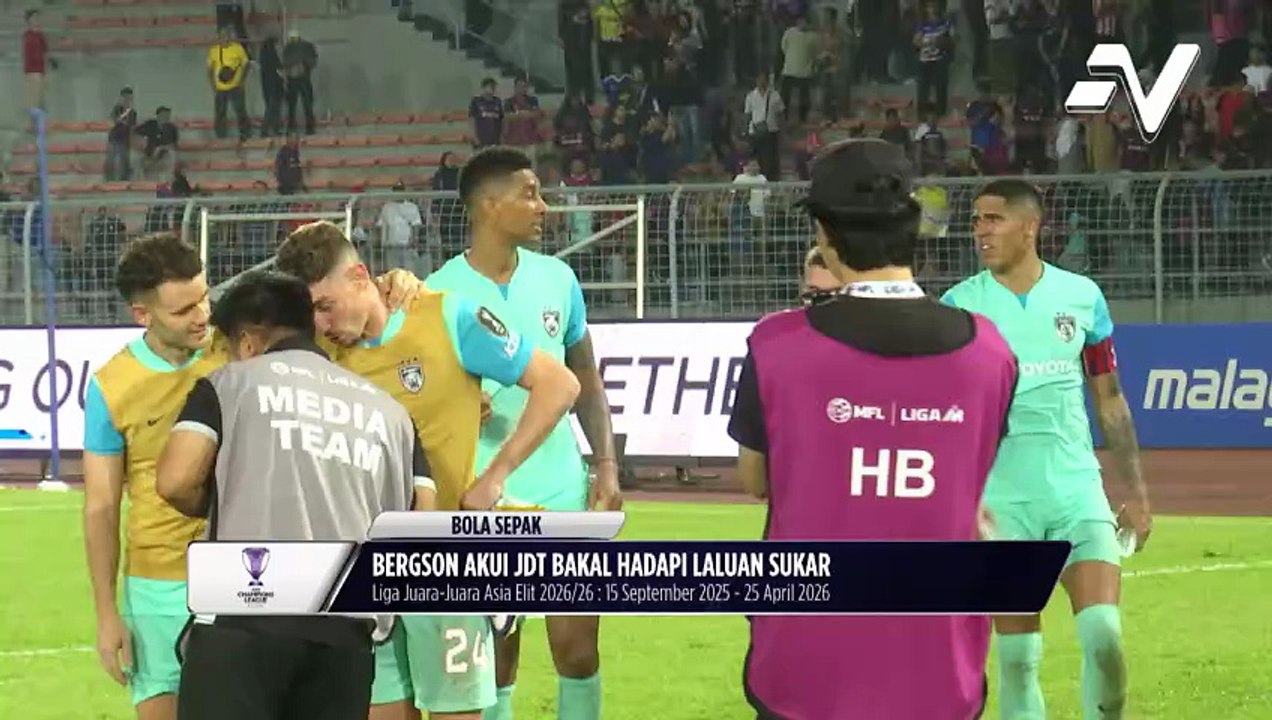 Bergson Da Silva akui JDT bakal hadapi laluan sukar