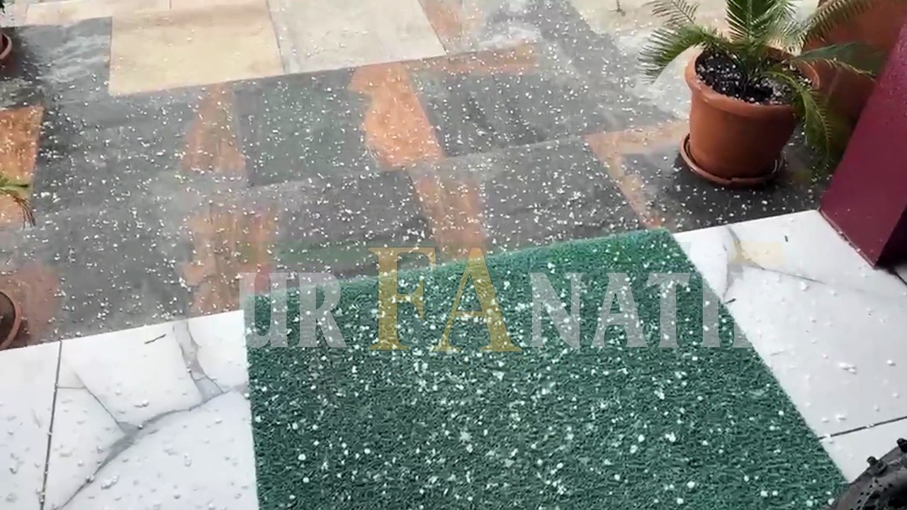 Şanlıurfa’da Yağmur ve Dolu Yağışı Etkili Oldu