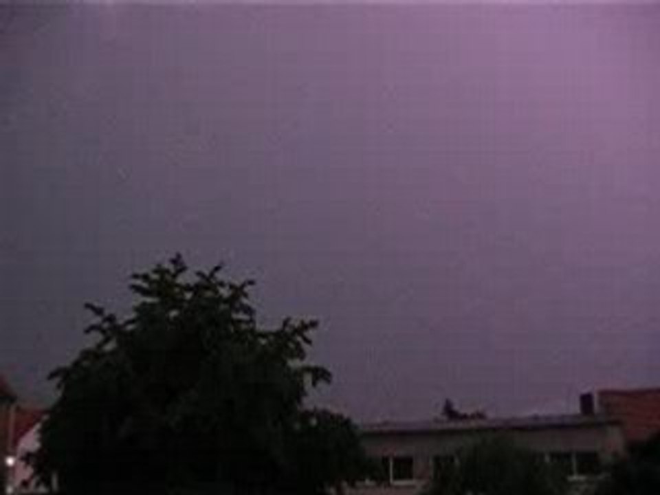 Unwetter über Schwalmstadt