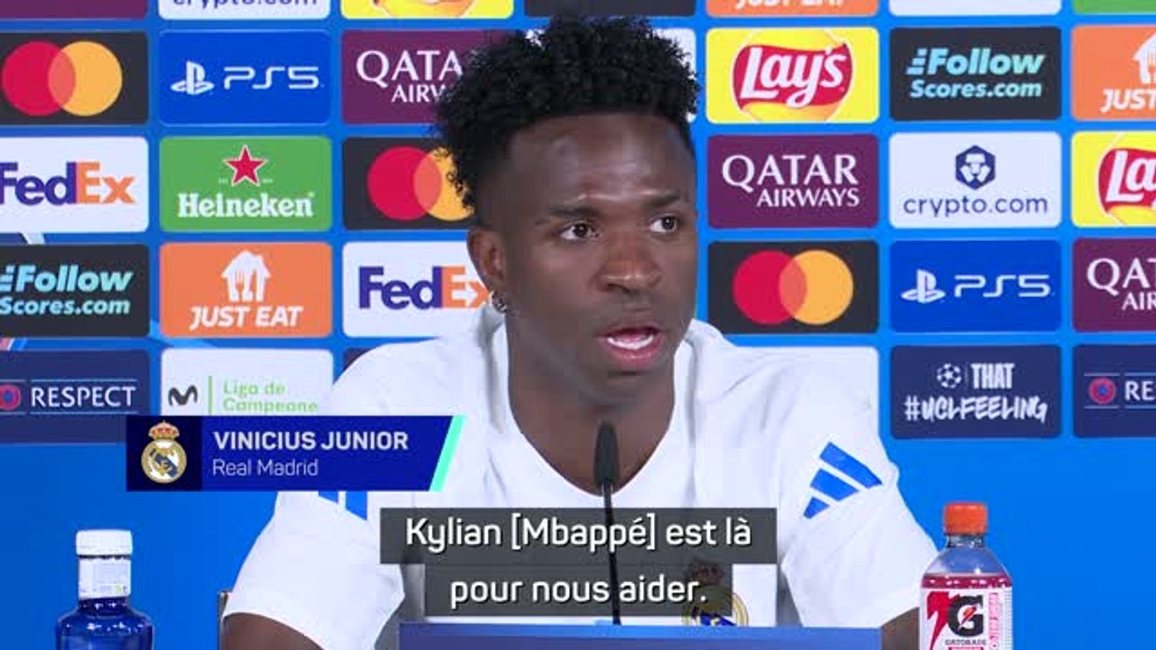 Real Madrid - Vinicius : "Mbappé est là pour nous aider"