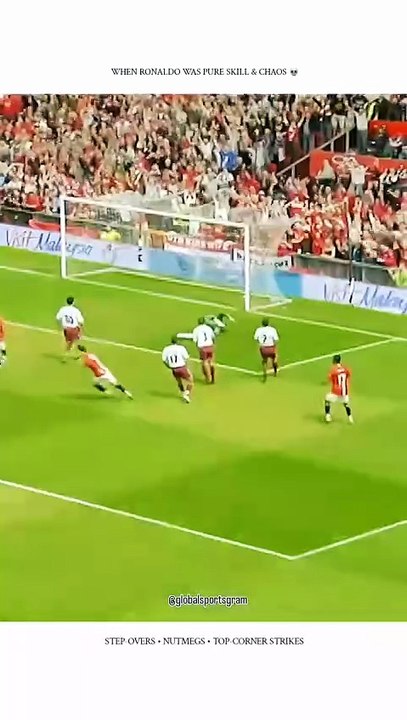 Young Ronaldo Crazy Skills 💀🔥Before the record goals and Ballon d’Ors, there was the skinny wi