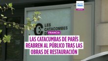 Las catacumbas de París reabren sus puertas al público tras 5 meses de obras de restauración
