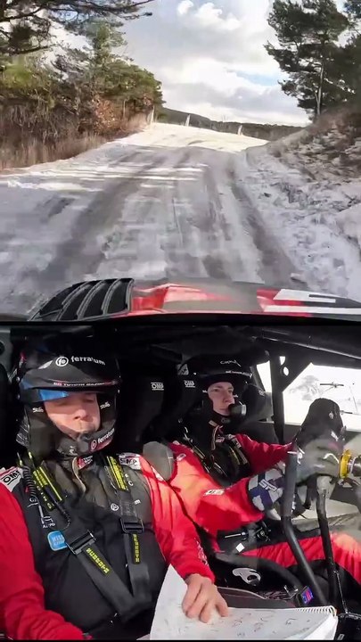 Come si guida una Rally1 sul ghiaccio fresco