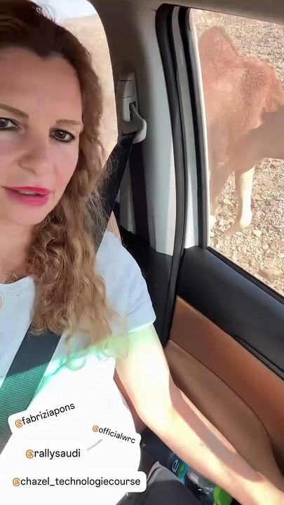 Fabrizia Pons al Rally Arabia Saudita