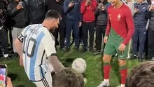 Messi And Ronaldo Celebrate With Same Style