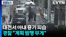 대낮 주택가에서 아내 흉기 피습..."계획 범행 무게" / YTN