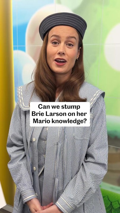 Can We Stump Brie Larson on Her Mario Knowledge?