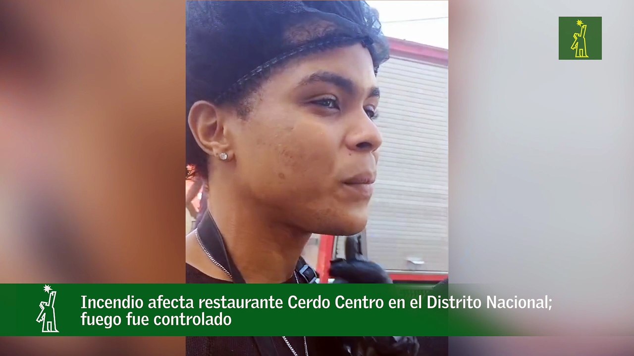 Cerdo CentroIncendio afecta restaurante Cerdo Centro en el Distrito Nacional; fuego fue controlado