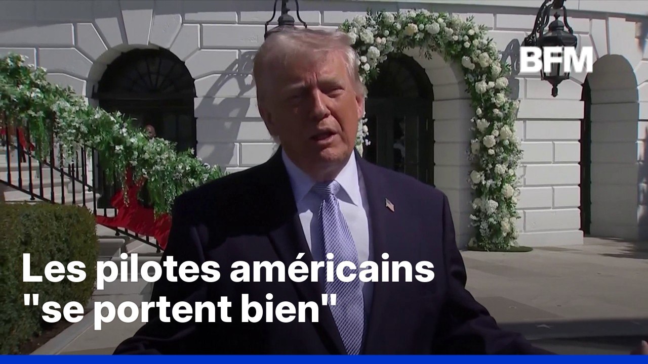 Sauvetage des pilotes américains, Iran: la prise de parole de Donald Trump