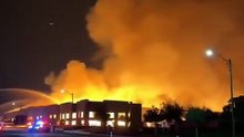 Massive Warehouse Fire in Ontario, USA 🇺🇸 | 1 Million Square Foot Building Engulfed in Flames (April 7, 2026)