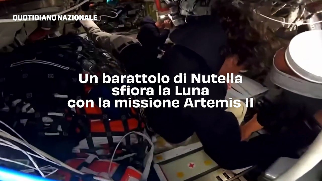 Un barattolo di Nutella sfiora la Luna con la missione Artemis II