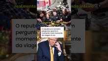 Trump parabeniza astronautas da Artemis II após chegada à órbita da Lua #shorts
