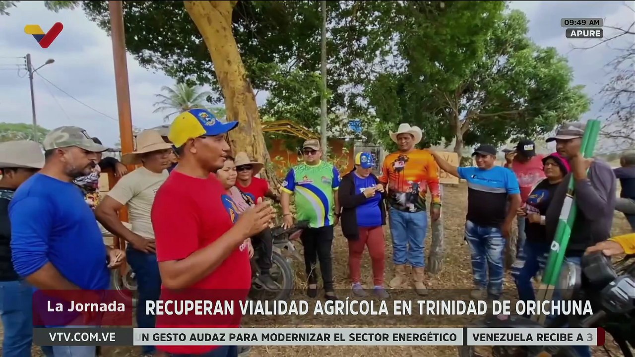 Apure | Productores agrícolas beneficiados con labores de recuperación vial en Trinidad de Orichuna