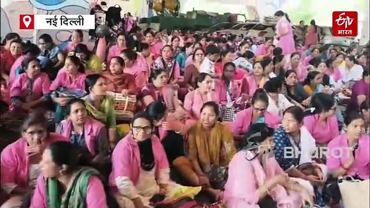 दिल्ली: आशा वर्कर्स का दूसरे दिन भी प्रदर्शन जारी, इंसेंटिव 15 हजार करने की मांग, दी ये चेतावनी