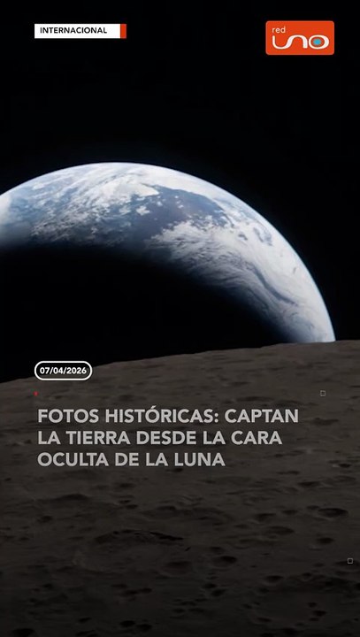 Imágenes sorprendentes muestran a la Tierra vista desde la cara oculta de la Luna, ofreciendo una perspectiva poco común del planeta “del otro lado”. 📸✨