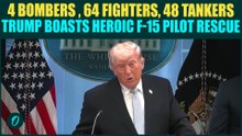 ‘U.S F-15 Fighter EVADED Capture For 48 Hours’: Trump DROPS Details of DOWNED F-15 Pilot Rescue Op