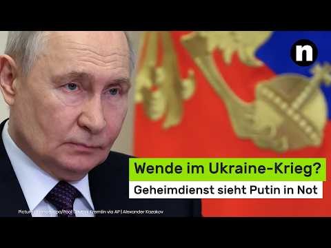 Wladimir Putin: Wende im Ukraine-Krieg? Geheimdienst sieht den Kremlchef in Not