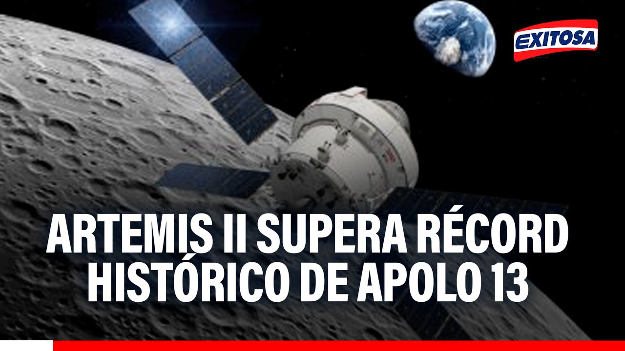 Misión Artemis II supera récord de distancia desde la Tierra a la Luna que impuso el Apolo 13