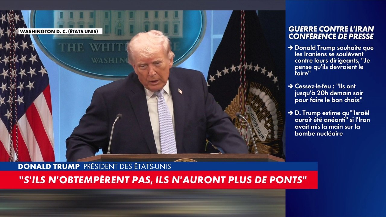 Donald Trump : «Nous avons gagné, nous les avons rendus inaptes au combat»