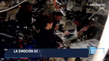 La emoción de los astronautas en medio de su inmensa tensión