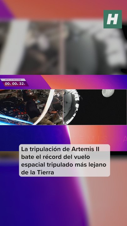 La tripulación de Artemis II bate el récord del vuelo espacial tripulado más lejano de la Tierra