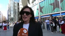 Nieves Álvarez asiste al concierto de Laura Pausini en Madrid.