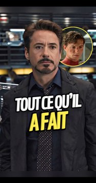 TU SAVAIS que TONY STARK avait fait TOUT cela pour PETER ? #tonystark #spiderman#marvel #OnRegardeQuoi #peterparker