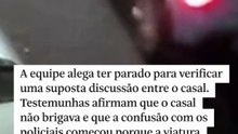 Vídeo mostra viatura passando por mulher momentos antes de ela ser atingida por tiro disparado por PM em SP