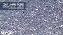 Comet Leonard's Tail Wiggling In NASA Satellite Footage