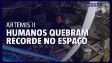 Artemis II: humanos quebram recorde de distância da Terra