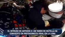 El intruso de Artemis II: un tarro de Nutella se convierte en protagonista viral en la Luna