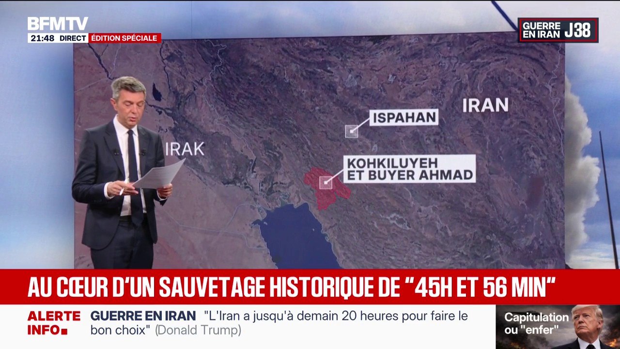 Pilote américain sauvé en Iran: au cœur d'un sauvetage historique qui a duré "45 heures et 56 minutes"