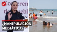 Sheinbaum defiende al turismo y acusa a televisoras de querer "dañar a Veracruz”