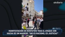 Manifestación en Montefrío tras el ataque con hacha de un magrebí: "¡No es racismo, es justicia!"
