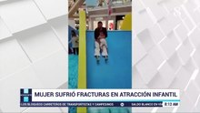 ¿Fue culpa de Perisur? Mujer sufre fractura tras usar resbaladilla con su bebé, denuncia negligencia