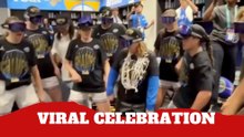 UCLA women celebrate title with viral “Sexy Dexy” dance