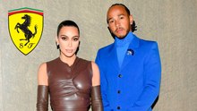 Lewis Hamilton y Kim Kardashian aparecen juntos para una publicidad de Ferrari