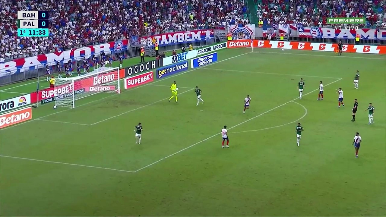 Bahia x Palmeiras (Campeonato Brasileiro 2026 10ª rodada) 1° tempo