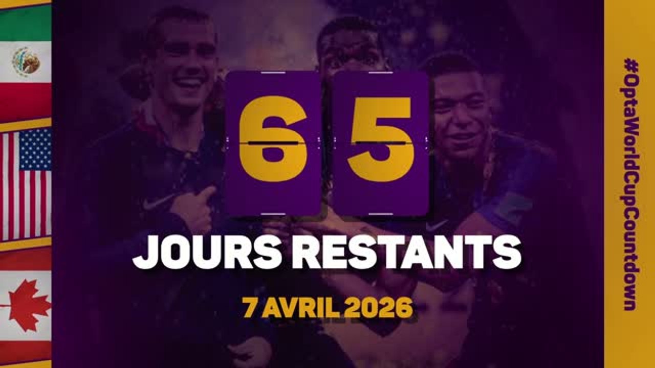 Le décompte d’Opta - J-65 avant la Coupe du monde